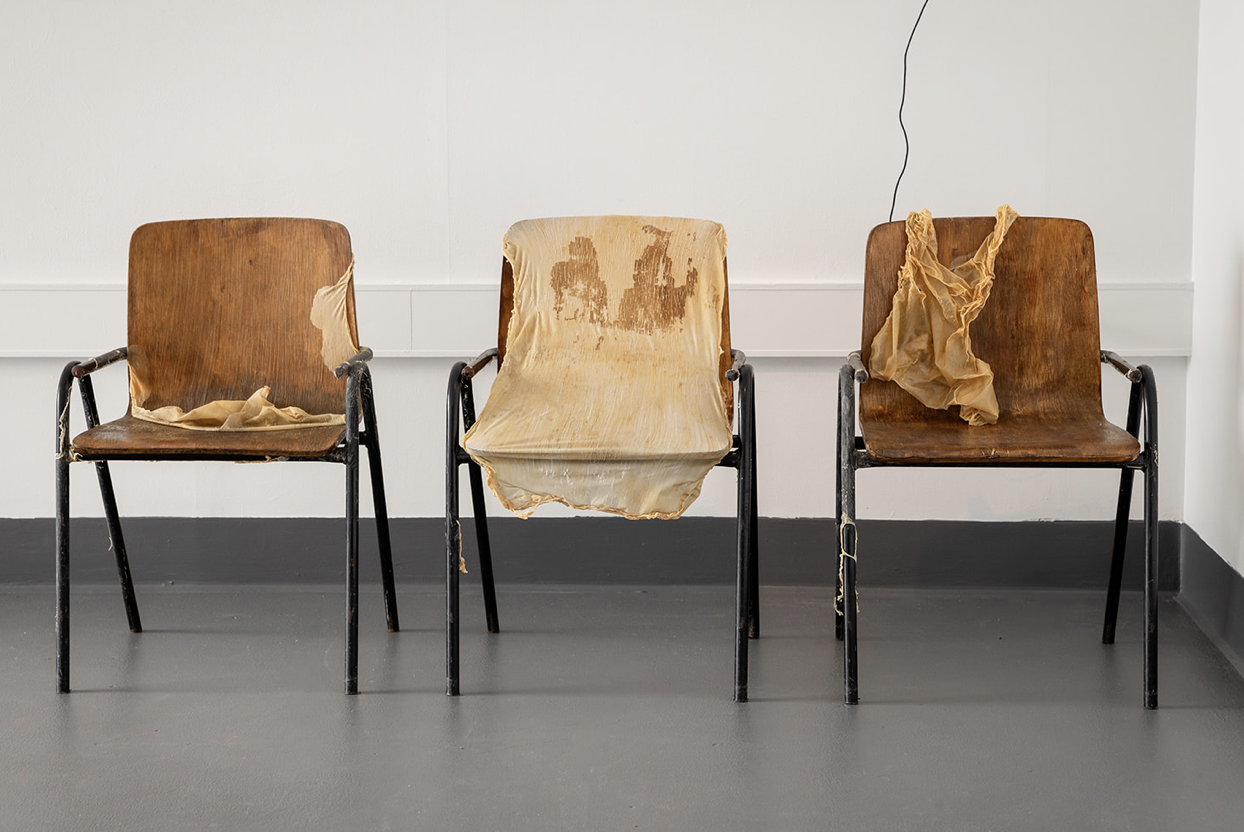 Photograph: Robyn Wood Images,
Installation View:
Chair Skin I, Chair Skin II, Chair Skin III