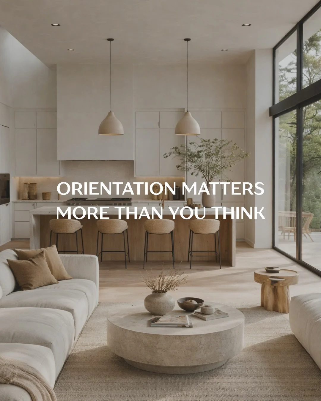 The sun is free. Good orientation makes the most of it. ☀️

Design smarter to live better.

#construction #customhome #design #sydneyproperty