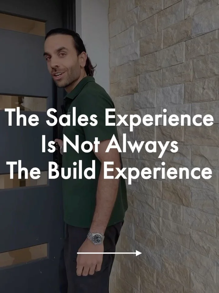 The person who sells you the dream home isn&rsquo;t always the one who builds it.

Before you sign, make sure you:
- Meet the person actually managing your build 
- Understand how often you&rsquo;ll hear from them 
- Know what the process really look