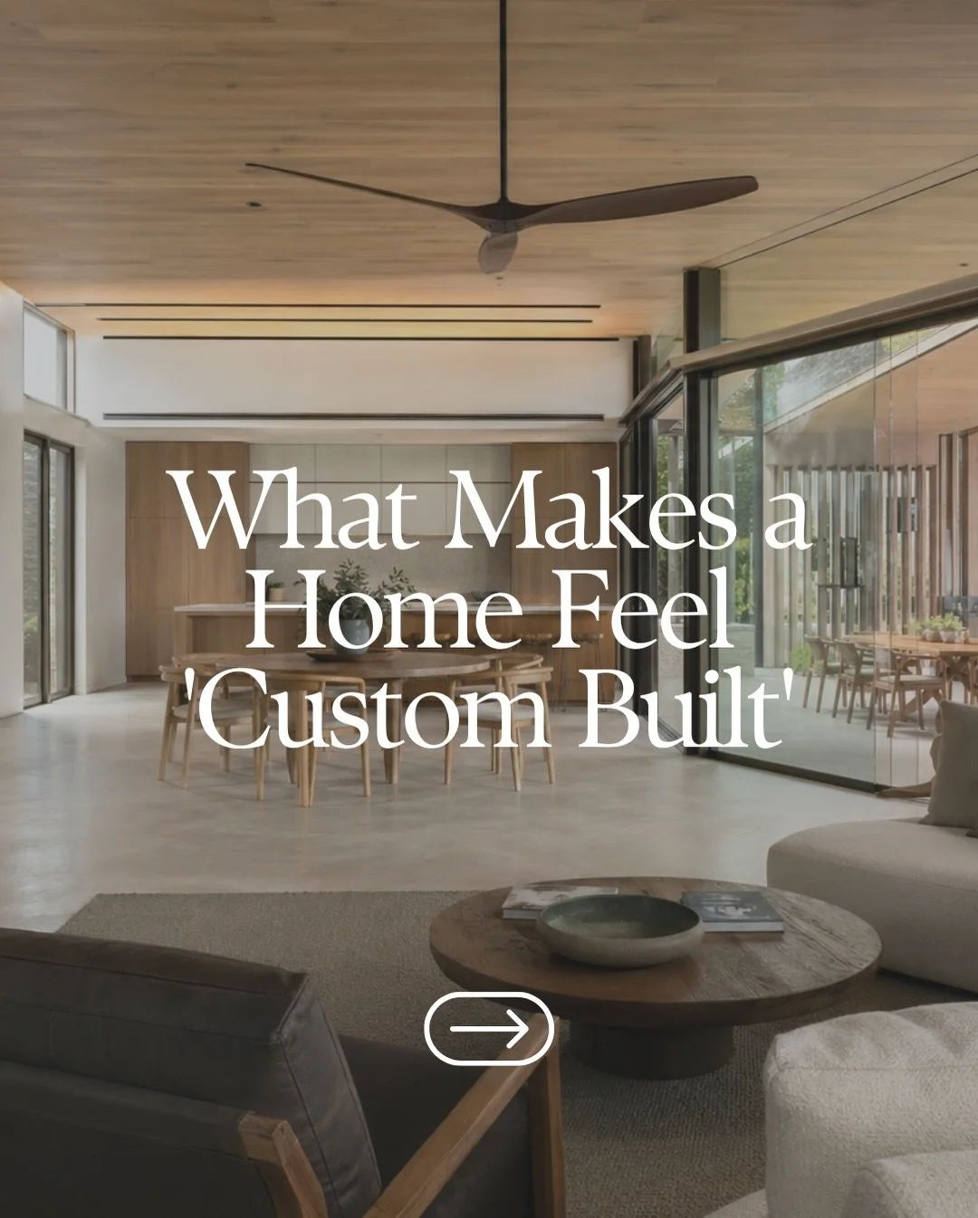 What makes a custom built home actually feel like one?

It&rsquo;s not just a single feature, rather the result of many small decisions stacking up.

Layout, natural light, materials and detailing. These all play a role in how a space feels.

#custom