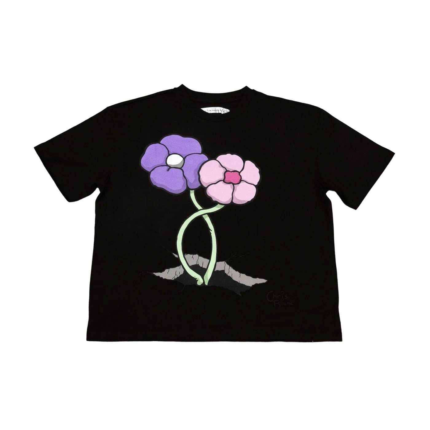 FLOWER CONCRETE TEE
