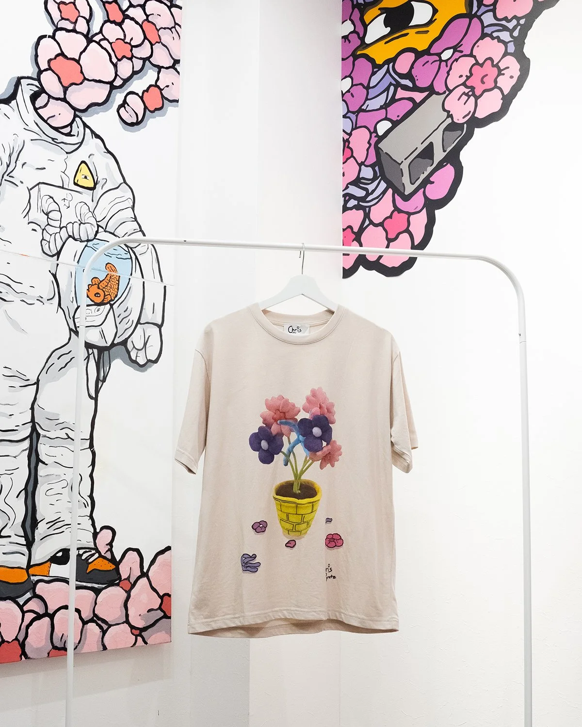 FLOWER POT PLUSH TEE