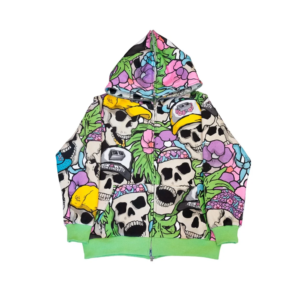 FULL ZIP THREE 3 MAFIA HOODIE