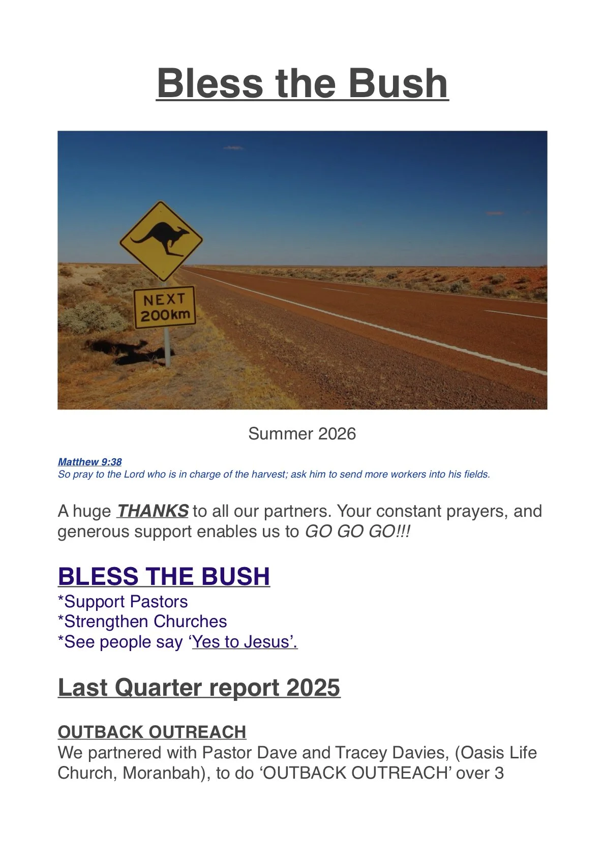 FEBRUARY UPDATE 2026