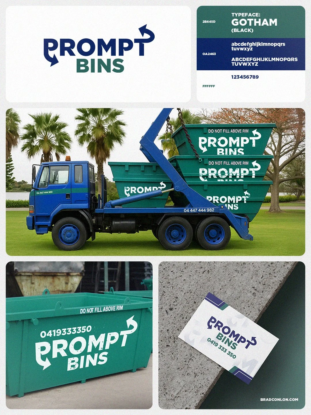 Skip Bins Company Professional Logo Design & Branding