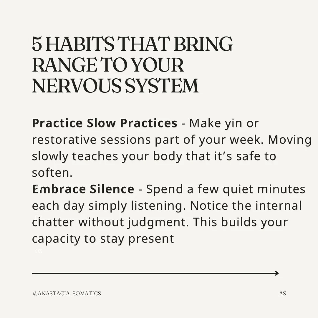 Progress loves a plan.
Your nervous system loves space.
Systems give you both.
✨ Regulation = Range ✨

#nervoussystemregulation #embodiment #slowgrowth #mindfulprogress #traumainformed #somatichealing #selfleadership #consistency