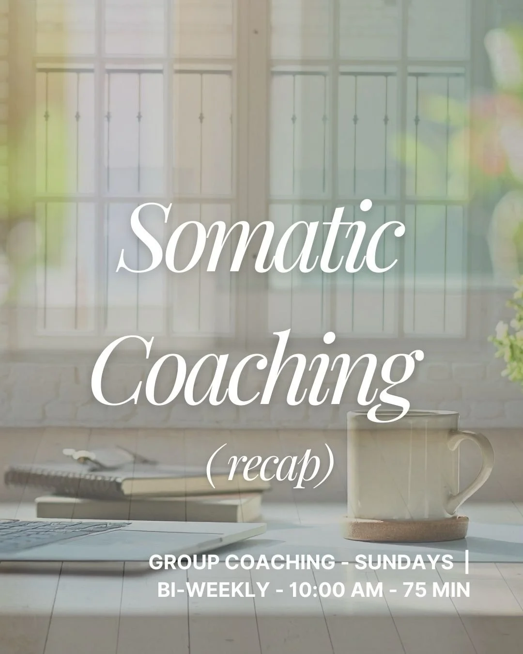 Somatic group coaching is not about fixing yourself.
It&rsquo;s about learning how to work with your nervous system instead of against it.

When your body feels safer, change becomes sustainable.
Boundaries get clearer.
Stress softens.
You stop pushi
