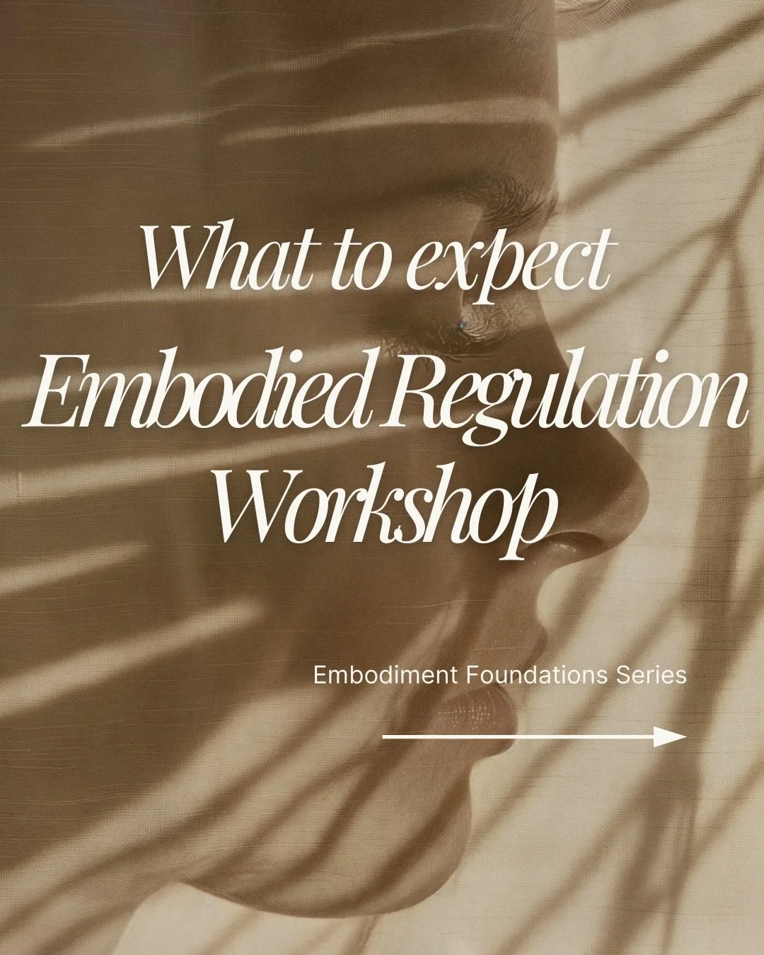 This workshop is designed to help you move from intellectualising &rarr; to embodying.

Inside this session you&rsquo;ll learn how your nervous system responds to stress, begin creating your own nervous system map, and experience simple body-based to