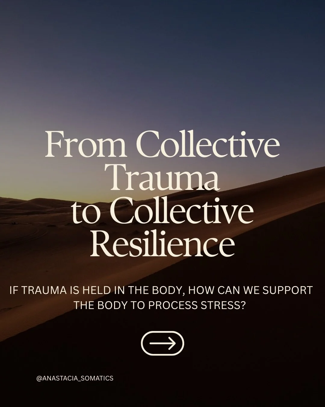 Right now in the Middle East, many of us have experienced a form of collective overwhelmed &mdash; whether directly or indirectly.

Moments of uncertainty, alerts, and prolonged stress can keep the nervous system in high alert mode.

Without release,