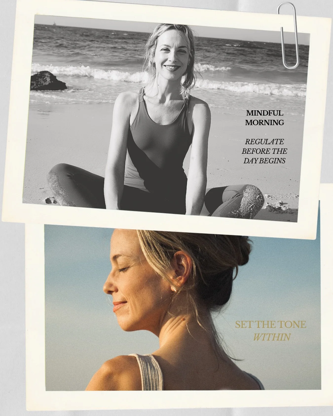 If you&rsquo;re looking to set the tone for your day&hellip;

If you want to create a moment for yourself before everything begins&hellip;

This is a space like that.

A space to breathe
A space to notice
A space to come back to yourself

A nervous s