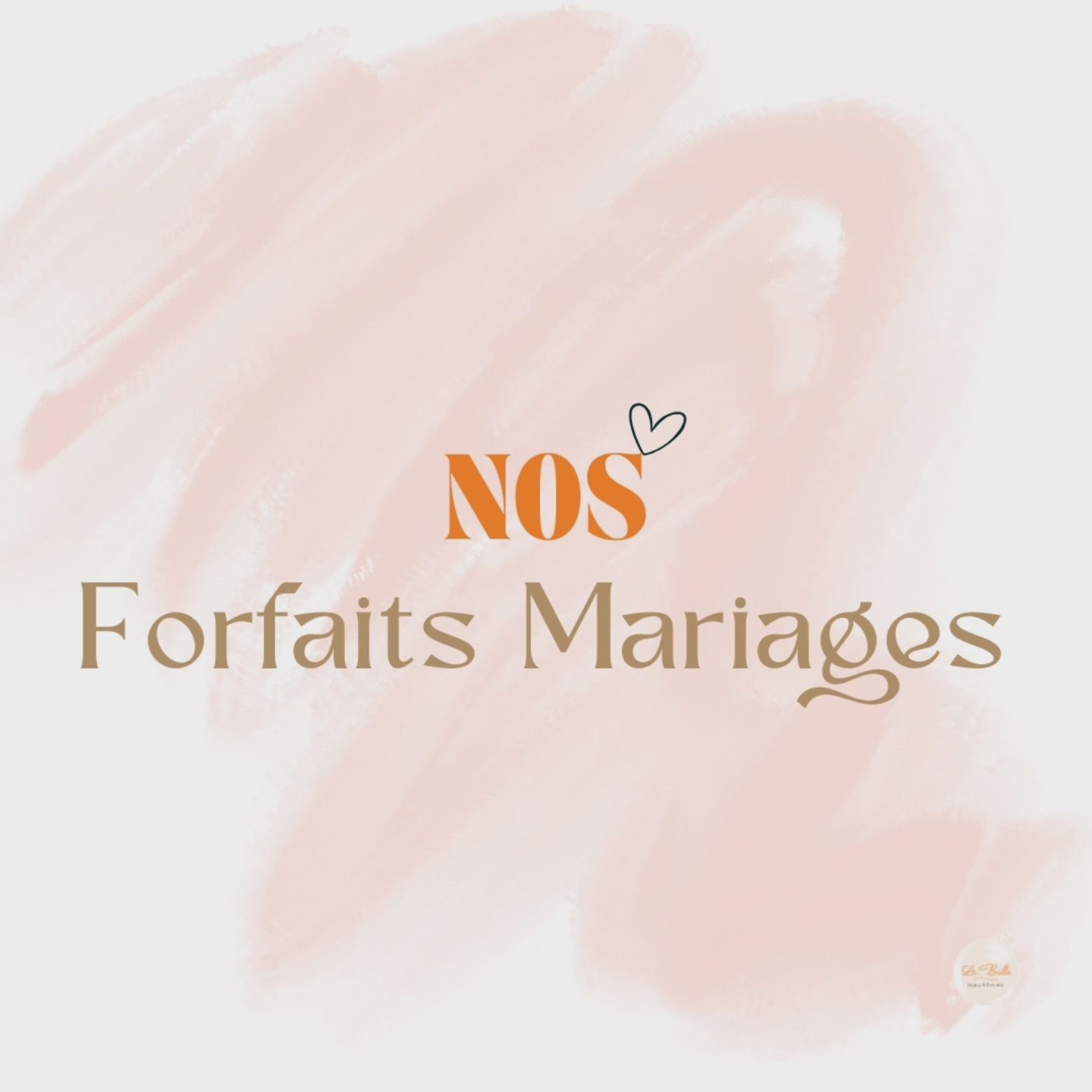 La p&eacute;riode des mariages approche &agrave; grands pas ! ✨️

L&rsquo;institut La Bulle vous propose des forfaits mariage sur-mesure pour vous accompagner dans cette belle aventure. 💍 

Notre &eacute;quipe d&rsquo;esth&eacute;ticiennes expertes 