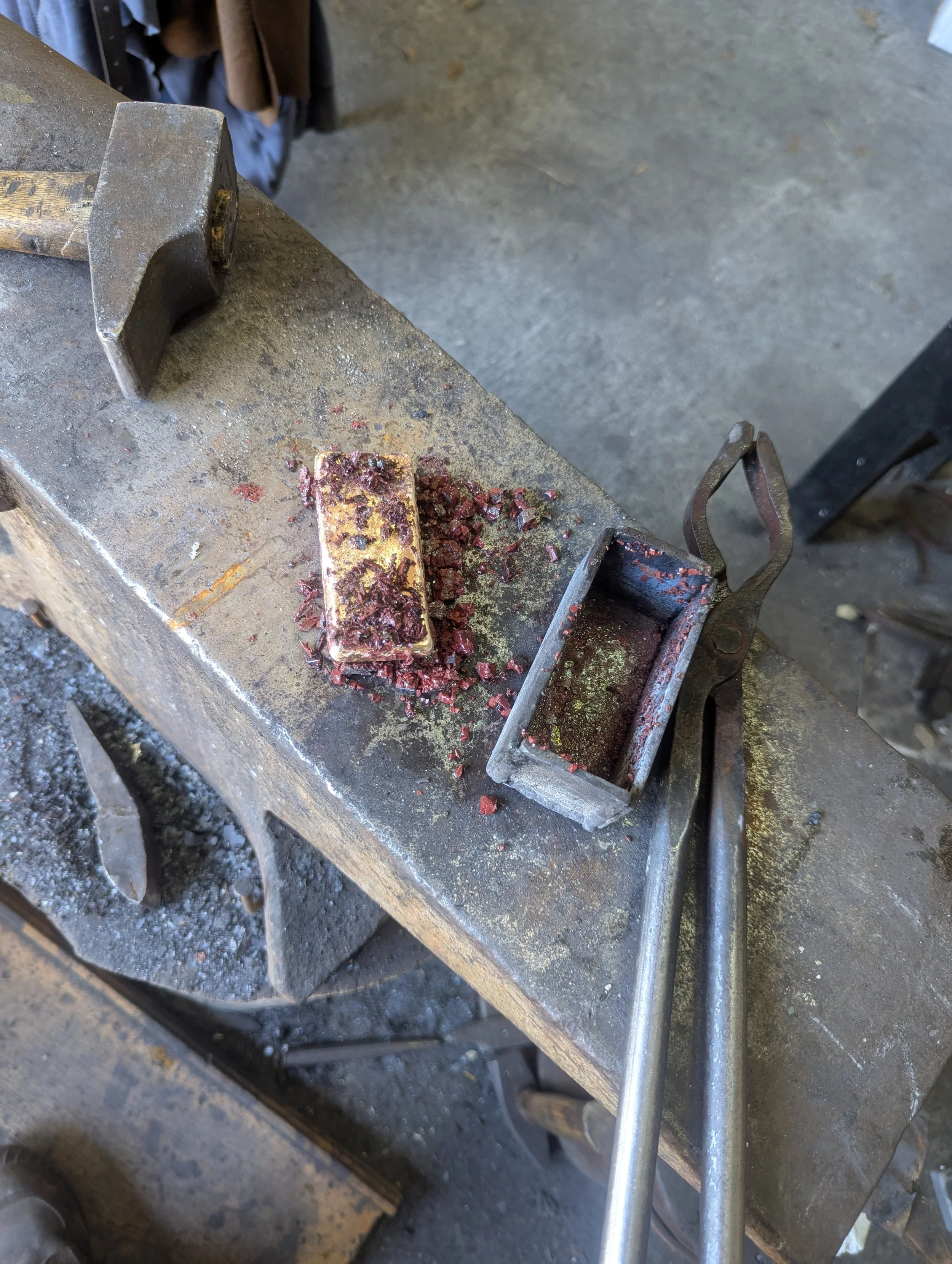 Lingot de Bronze coulé