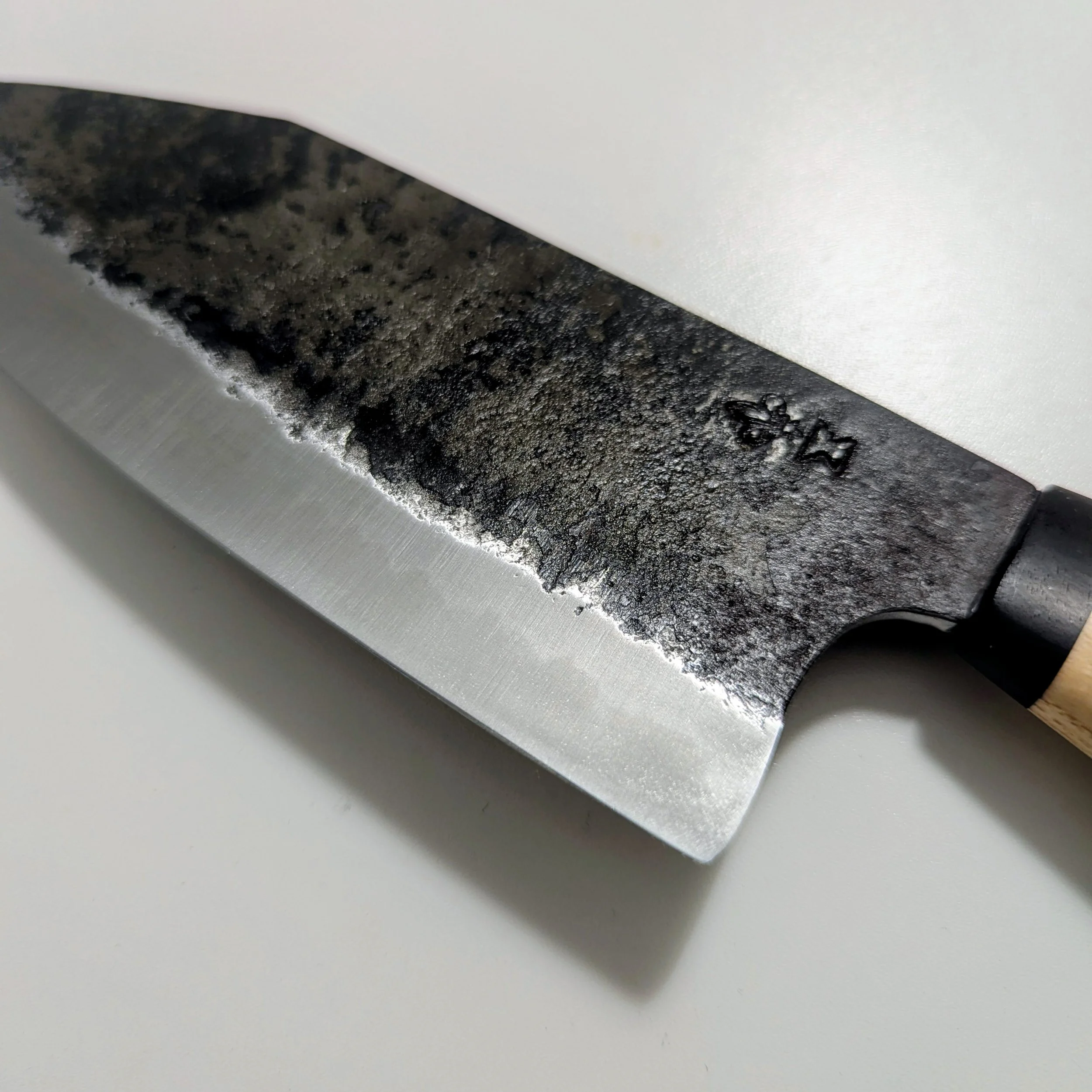 Couteau de Cuisine Forgé en Etoffe - Grand modèle