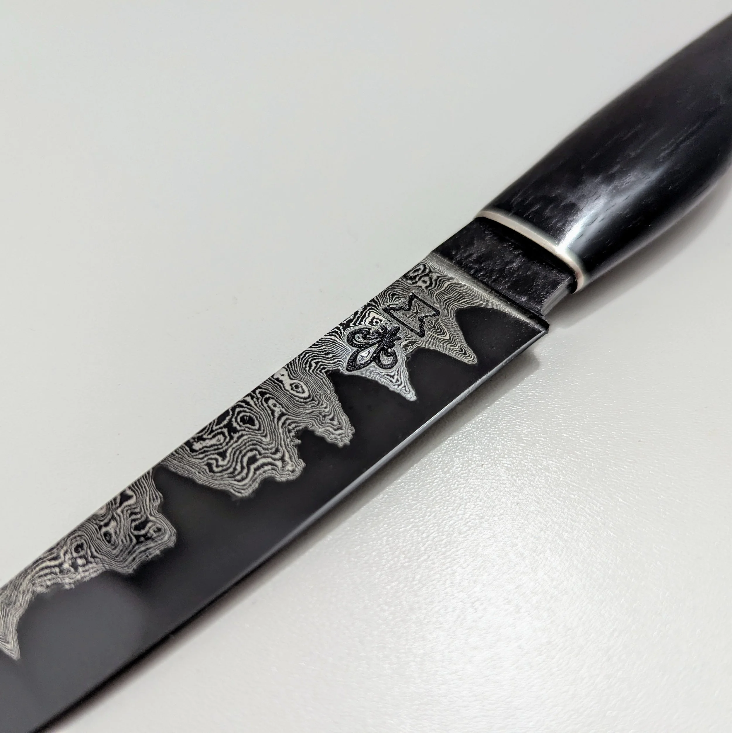 Petit Couteau en Damas Nickel