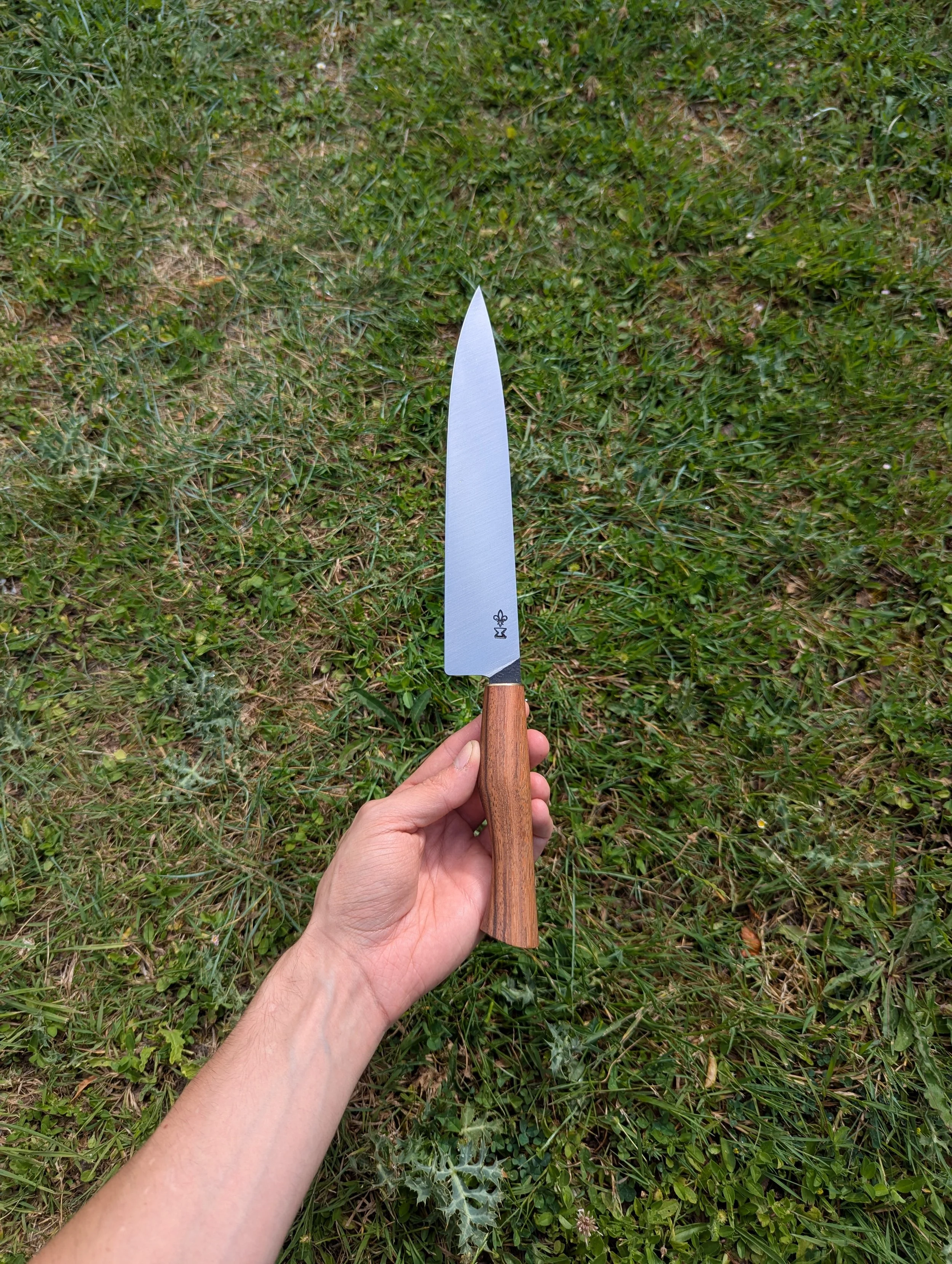 "L'Assistant" - Couteau de cuisine Carbone - Variation Tali