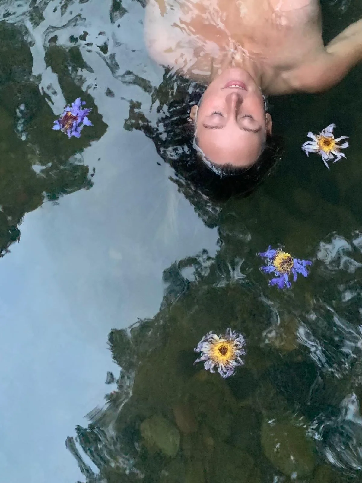 Beautiful Chloe - with Lotus + the waters.