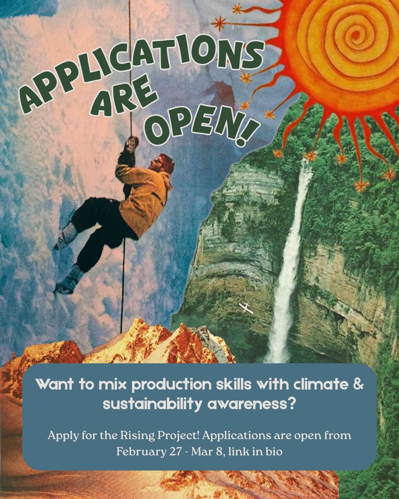 Hello rising lads! You know what time of the term it is&hellip; it&rsquo;s time for Spring applications! Click the link in our bio to get involved with some production + sci comm activities 🌷