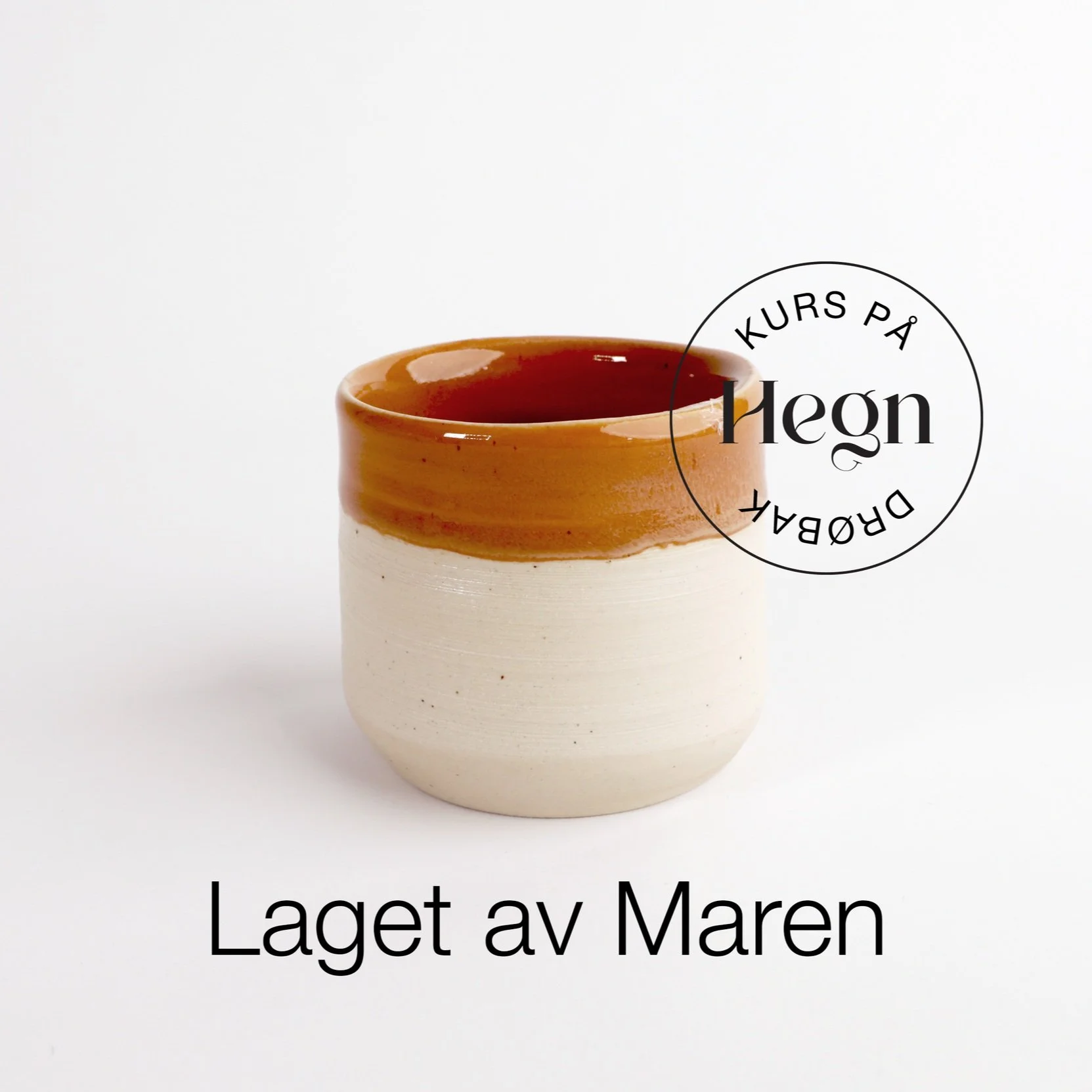 Keramikk laget på keramikkurs på Hegn Keramikkstudio og verksted i Drøbak sentrum, nær Oslo