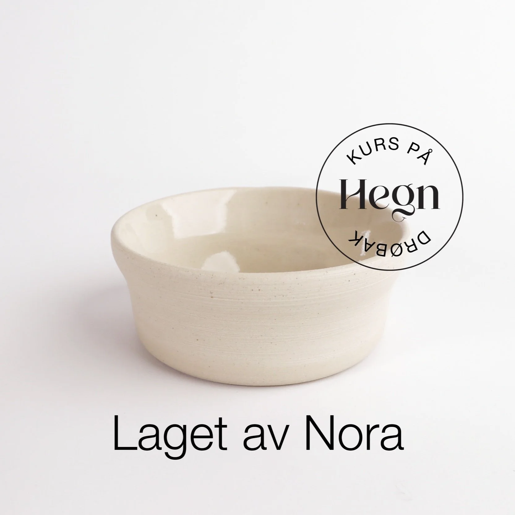 Keramikk laget på keramikkurs på Hegn Keramikkstudio og verksted i Drøbak sentrum, nær Oslo