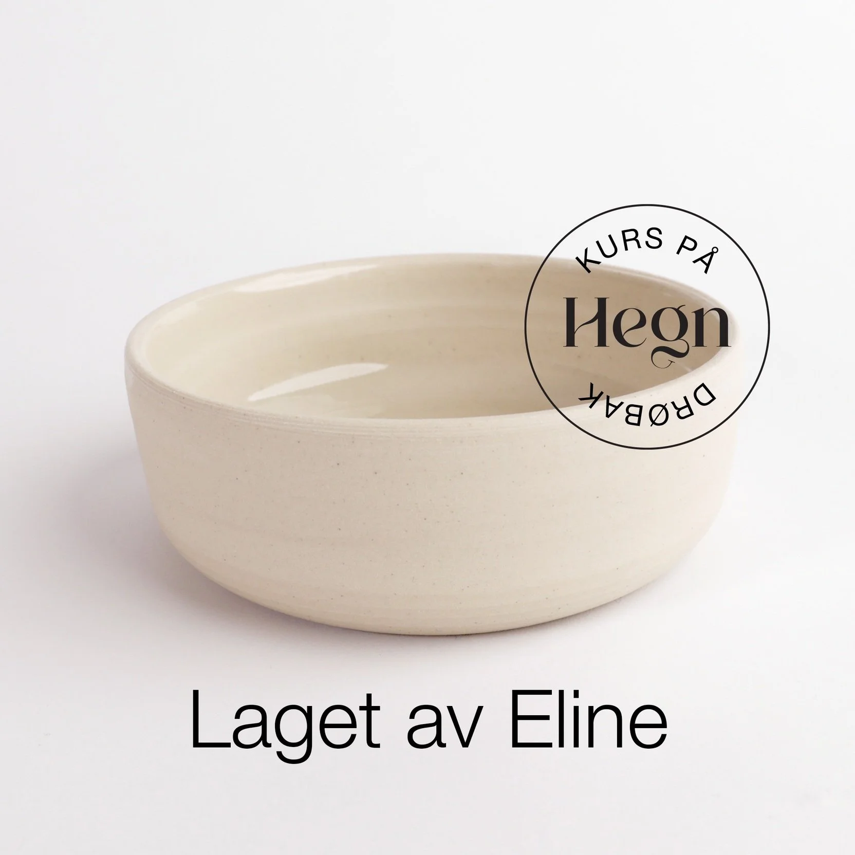 Keramikk laget på keramikkurs på Hegn Keramikkstudio og verksted i Drøbak sentrum, nær Oslo