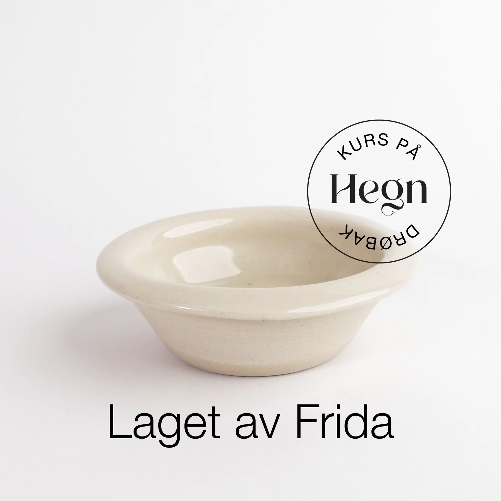 Keramikk laget på keramikkurs på Hegn Keramikkstudio og verksted i Drøbak sentrum, nær Oslo