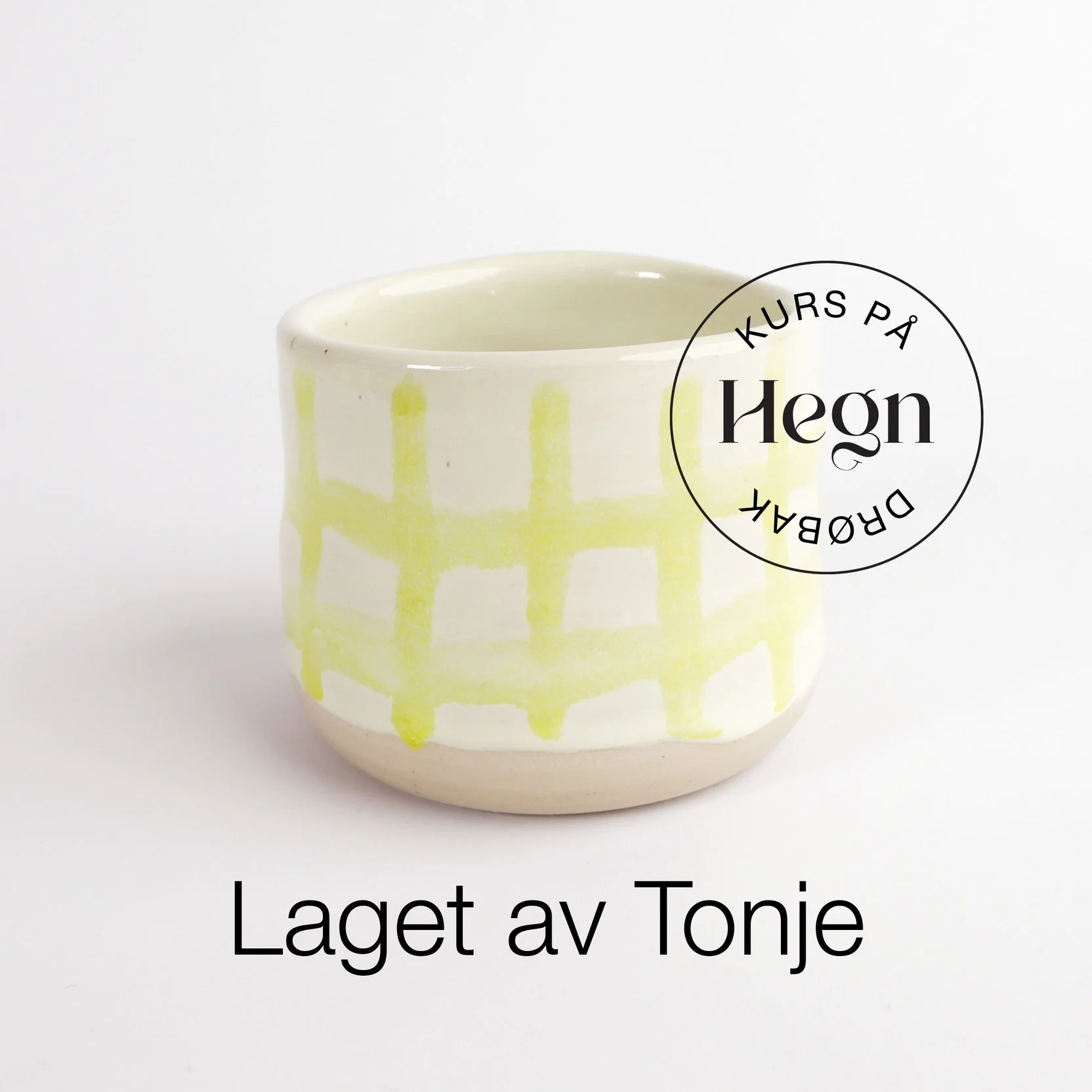Keramikk laget på keramikkurs på Hegn Keramikkstudio og verksted i Drøbak sentrum, nær Oslo