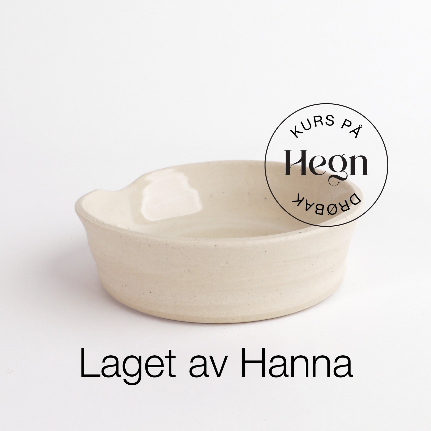 Keramikk laget på keramikkurs på Hegn Keramikkstudio og verksted i Drøbak sentrum, nær Oslo