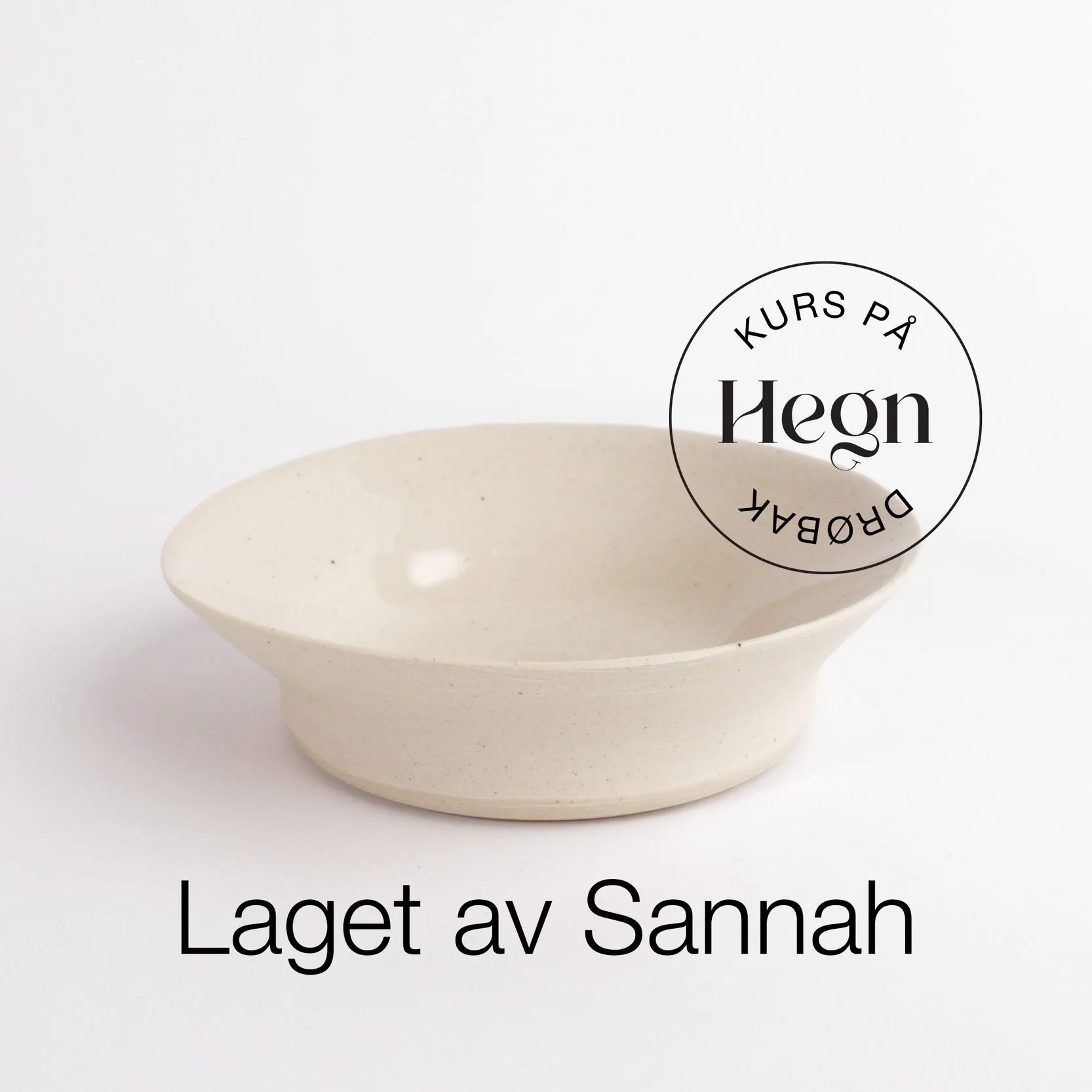 Keramikk laget på keramikkurs på Hegn Keramikkstudio og verksted i Drøbak sentrum, nær Oslo