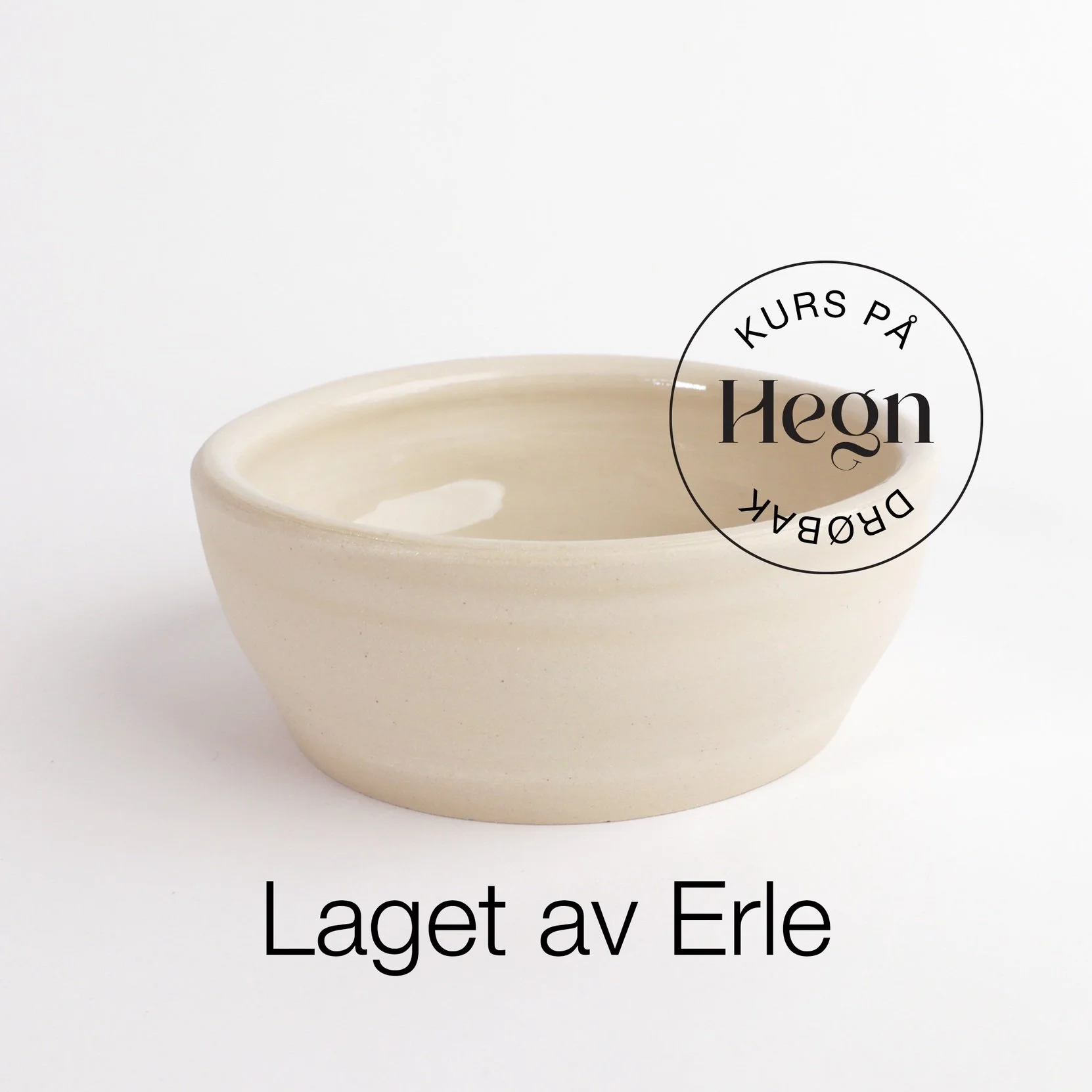 Keramikk laget på keramikkurs på Hegn Keramikkstudio og verksted i Drøbak sentrum, nær Oslo