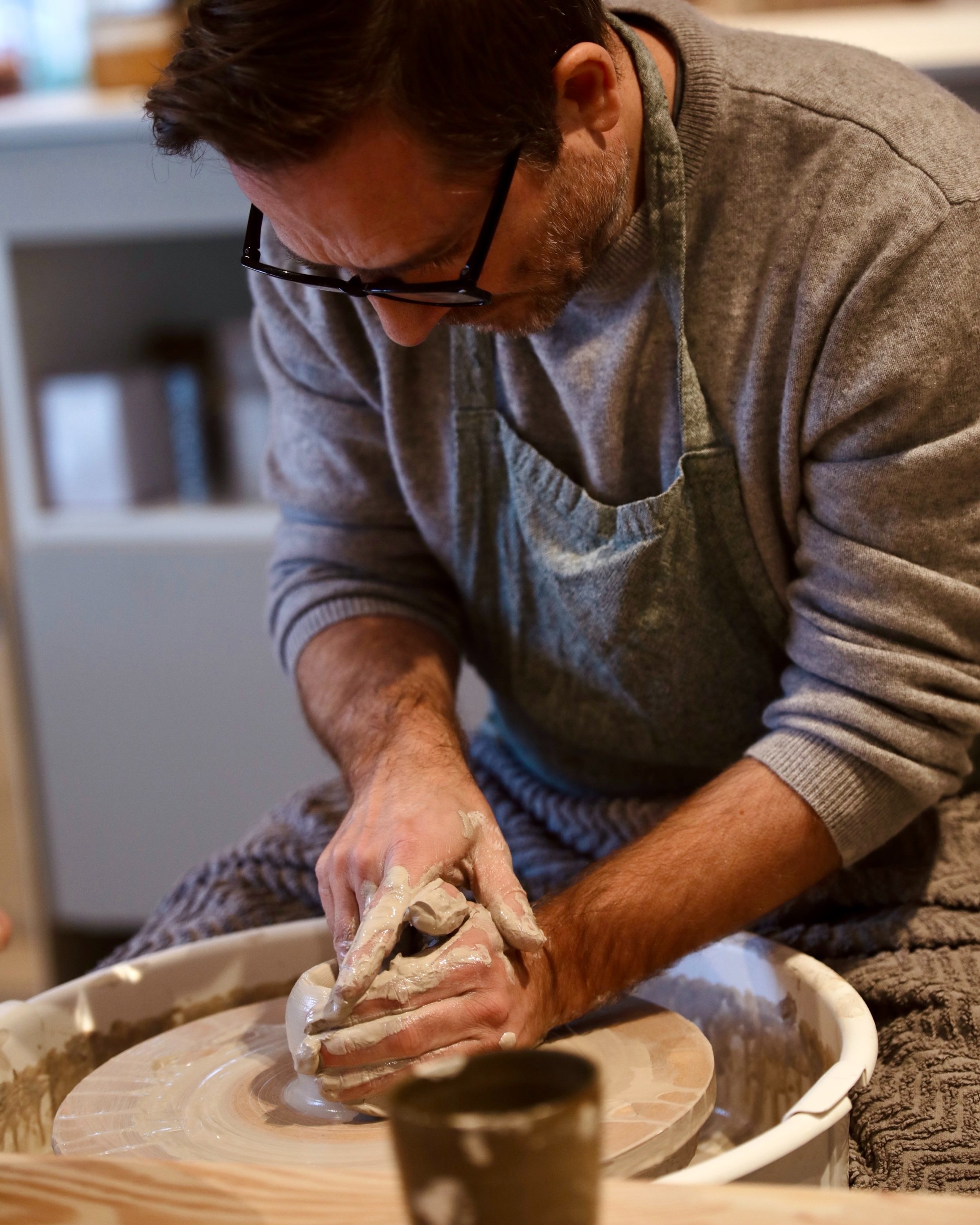 Keramikkurs 2. Feb Kveld 3t Dreiekurs