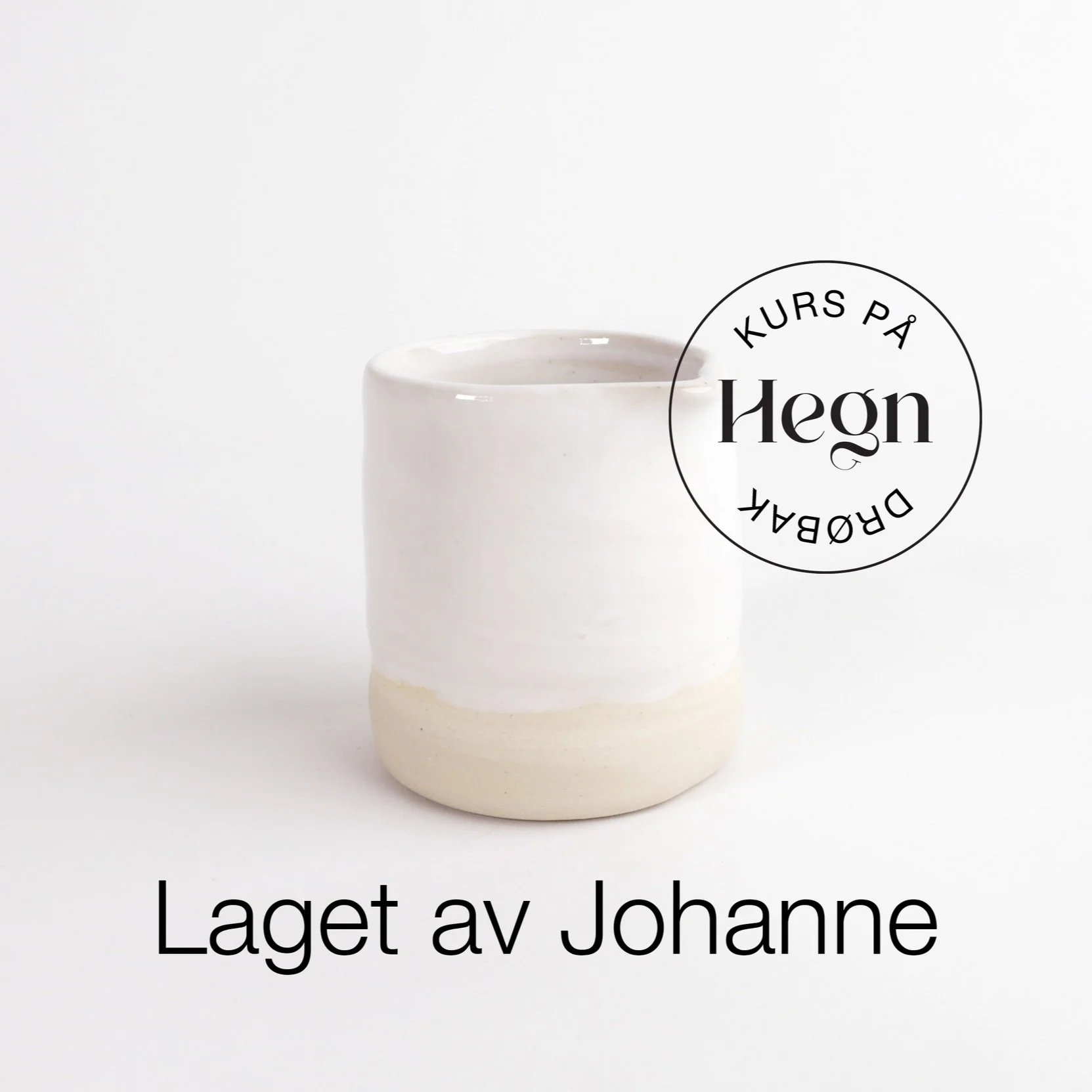 Keramikk laget på keramikkurs på Hegn Keramikkstudio og verksted i Drøbak sentrum, nær Oslo