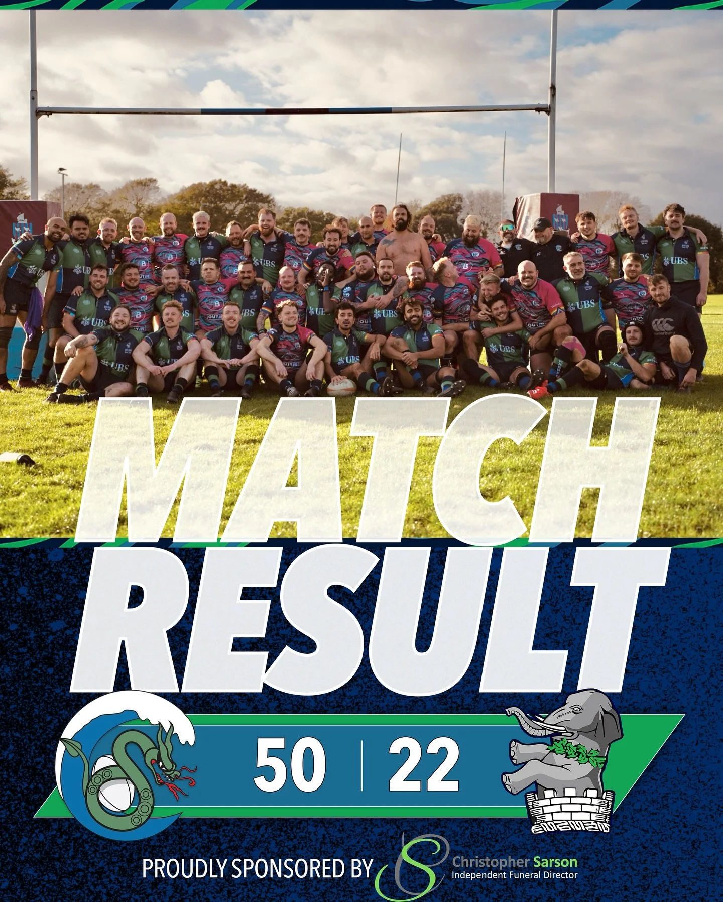 The Serpents strike again! Thanks for a great game @kxsrfc today, with a final score of 50 - 22. A solid win, and proof that the hard work and energy at training over the last few weeks pays off on the pitch! Thanks to all the supporters for coming d