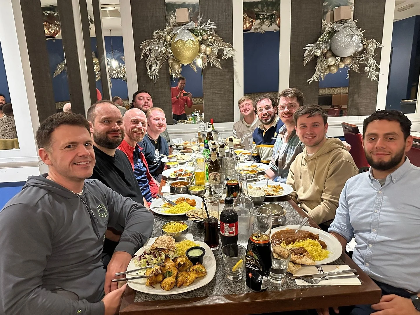 Team dinner at @thebansrugby clinic, great day training today, ready for our matches tomorrow! 🐍🏉