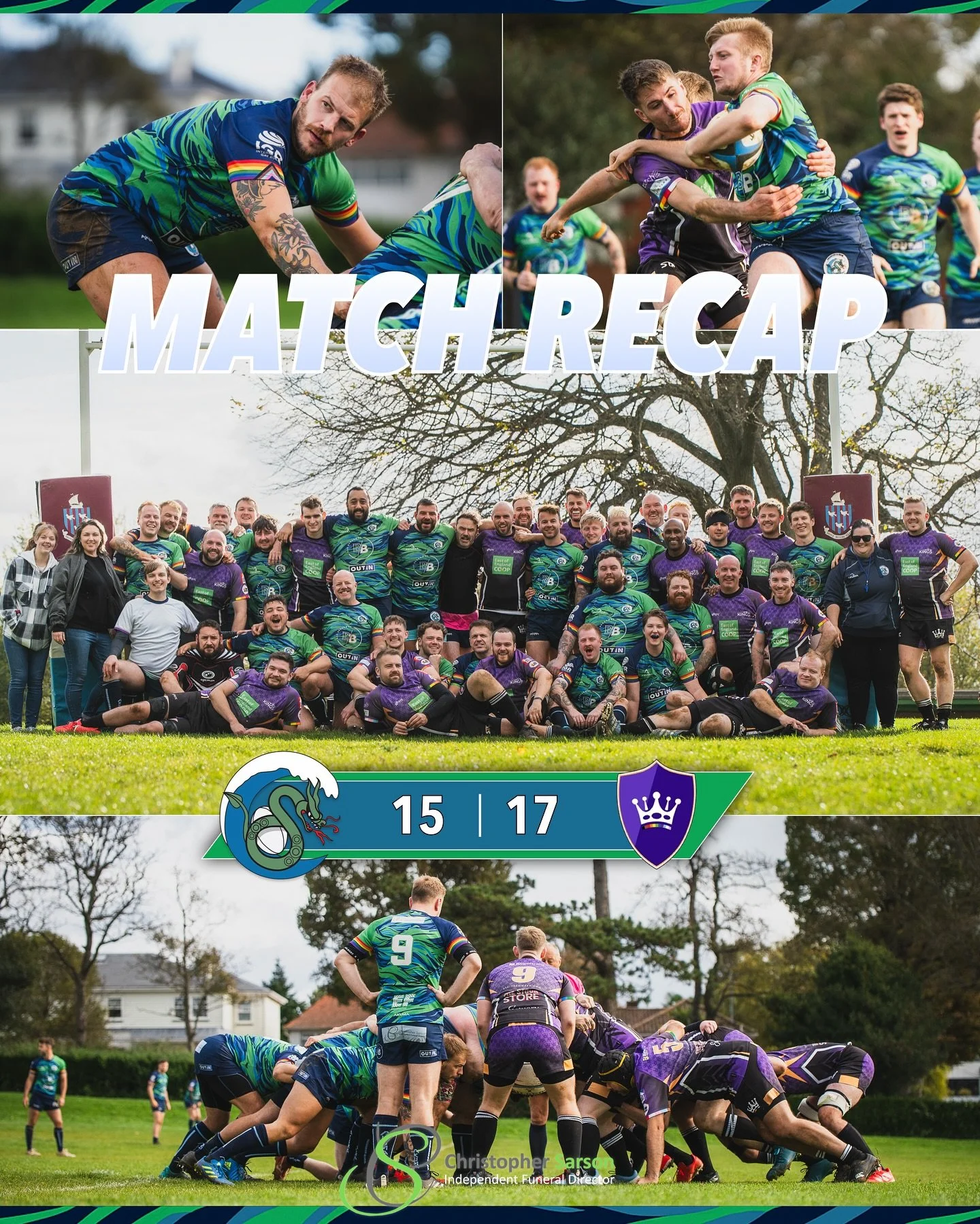 The Sea Serpents battled hard against the @colchesterkings on Saturday in a nail-biter that went right down to the wire, finishing 15&ndash;17. It was tight, tense, and full of grit.

Massive thanks to the Kings for making the trip down and bringing 