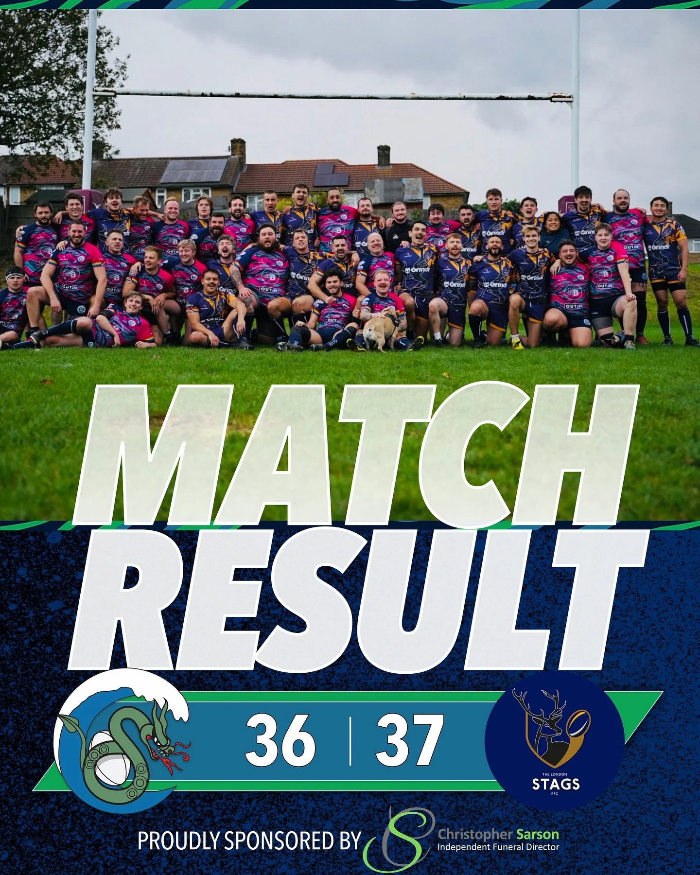 Wow, what a game! So much fun with the @thelondonstagsrfc today, and such a close score! Thanks for a great match 🦌🐍🏉🏳️&zwj;🌈

#bhssrfc #seaserpents #igrugby #rugbyforall #igr #rugbyunion
#Igbtasports #inclusiverugby #playwithpride #gayrugby #br