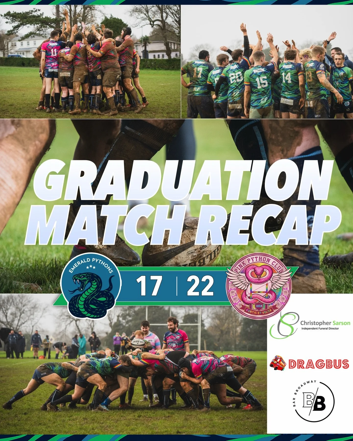 Wow! What a truly incredible celebration of the hard work of all of the new Try Rugby gang of 2025, with their Graduation Match! Such a fun game, with close competition, the Emerald Pythons vs the Pink Python Club, both teams absolutely smashed it. A