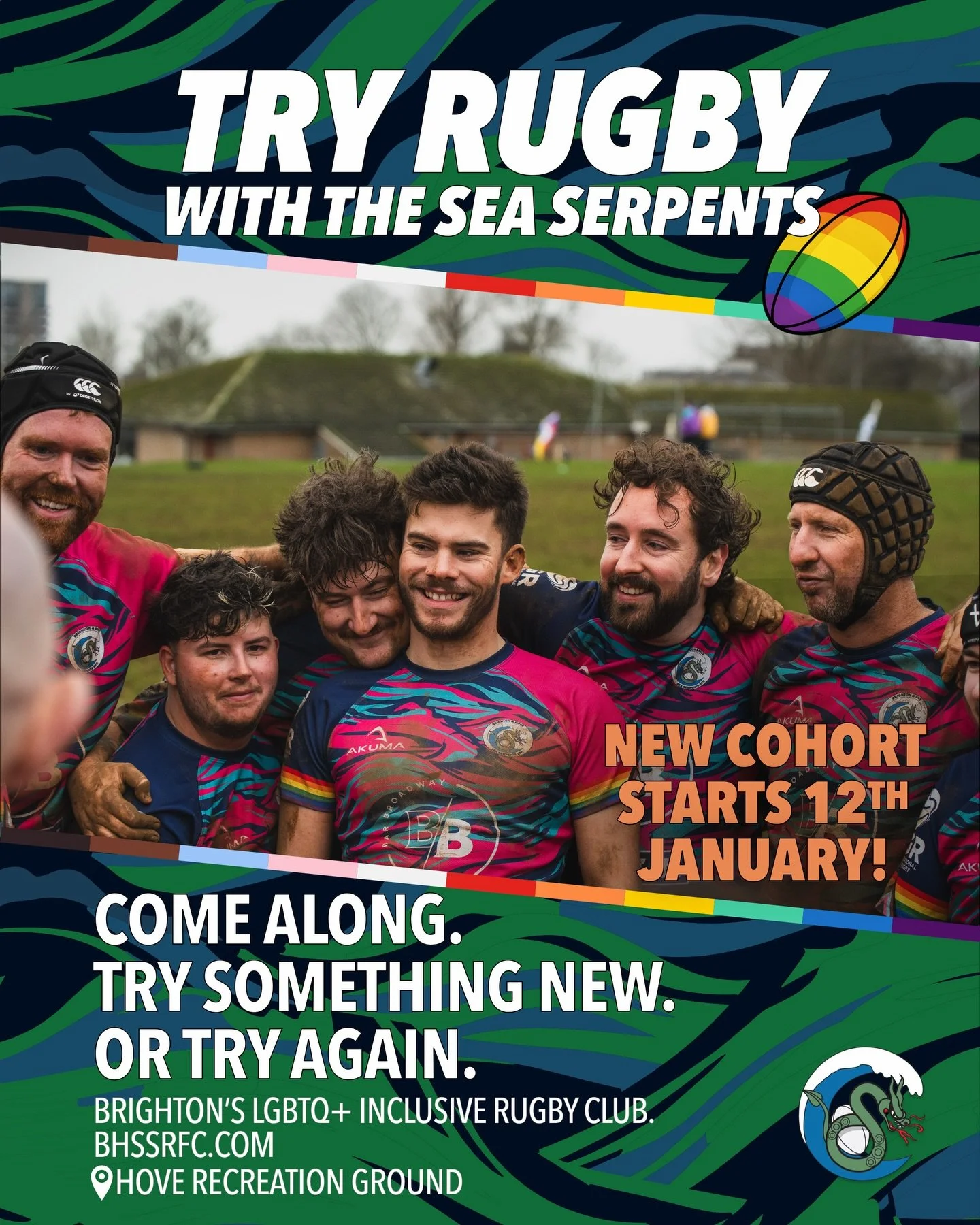 The dust has settled on last weekends Graduation Match, and now the hunt for our newest batch of Sea Serpents has begun! Curious about trying out rugby, or want to get back in to it after a break? Come join us in January for Try Rugby. Link to the we