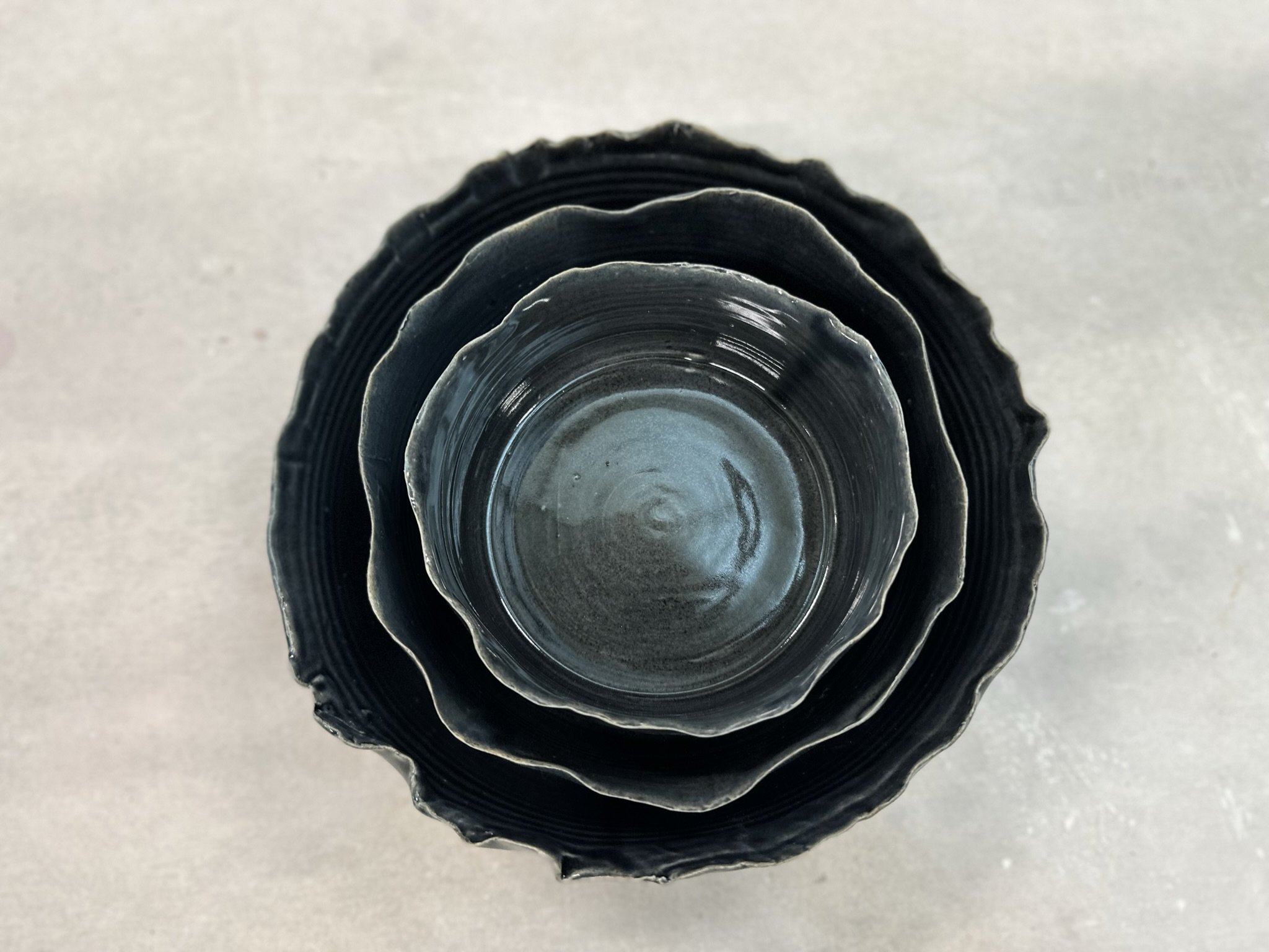 Crinkly Bowls