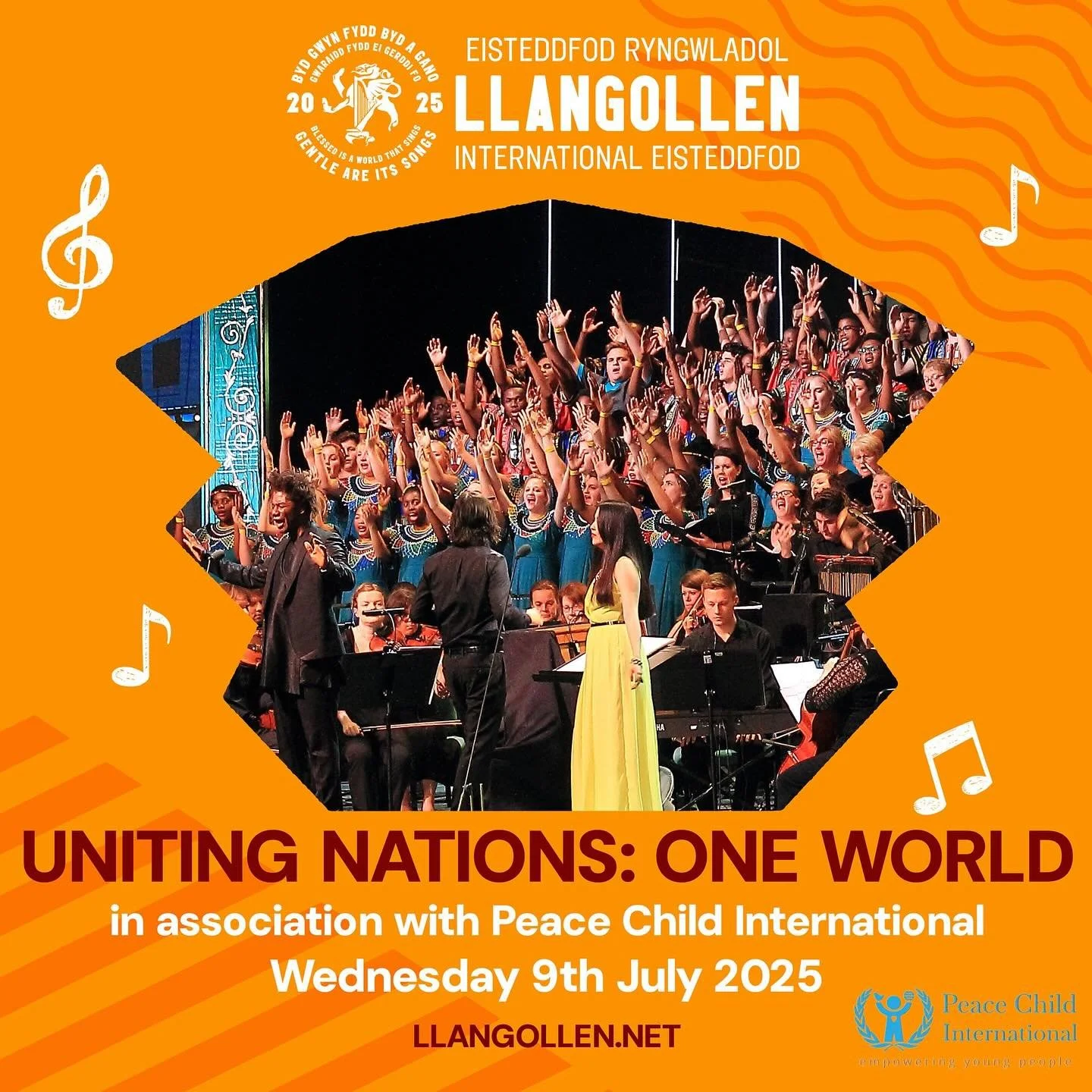 I&rsquo;m thrilled to be returning to Llangollen International Eisteddfod this year as a soprano soloist for this evening&rsquo;s performance of One World by Sir Karl Jenkins, who will be conducting. It&rsquo;s also a real privilege to be representin