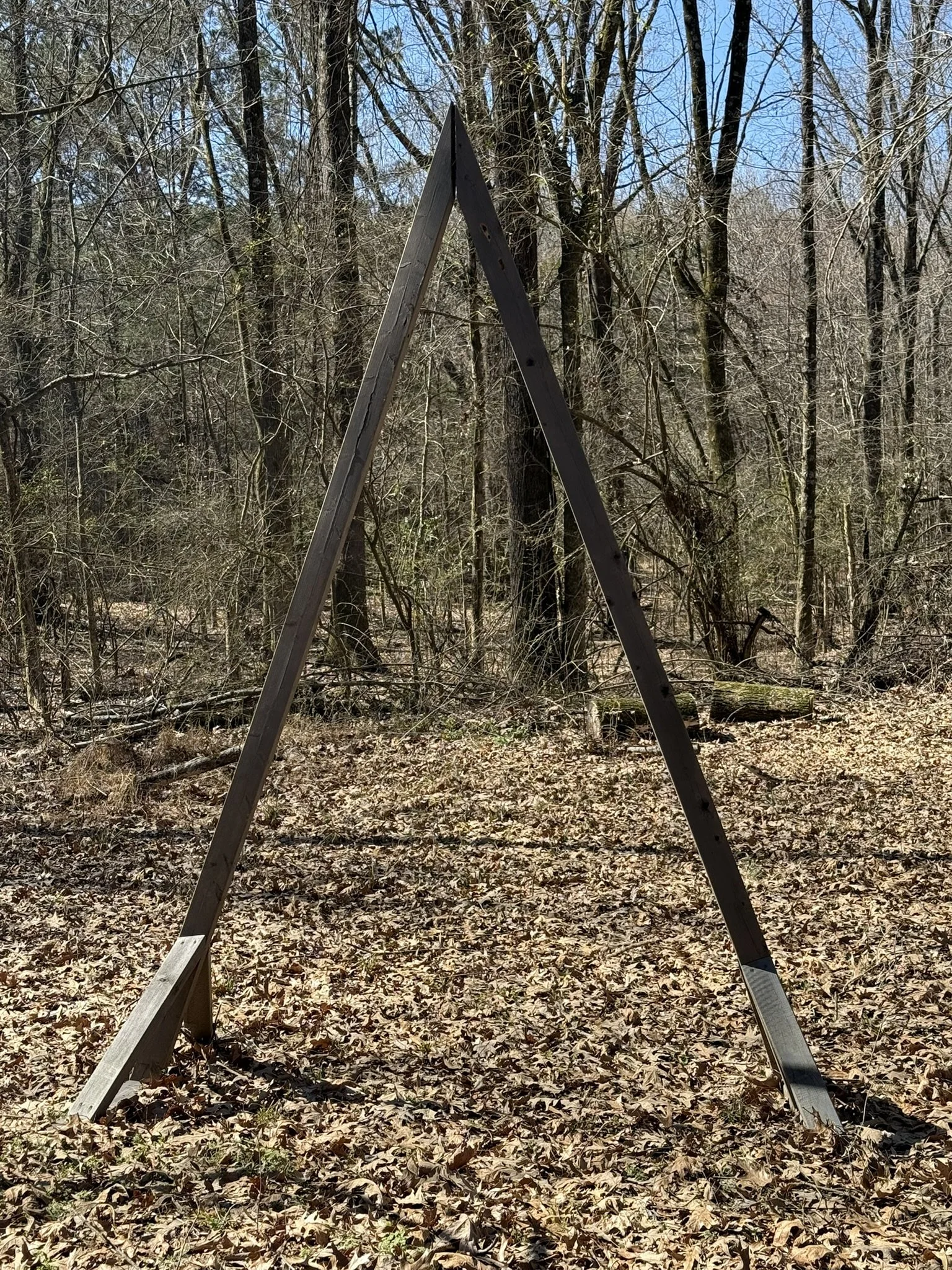 A-Frame Wood Arch