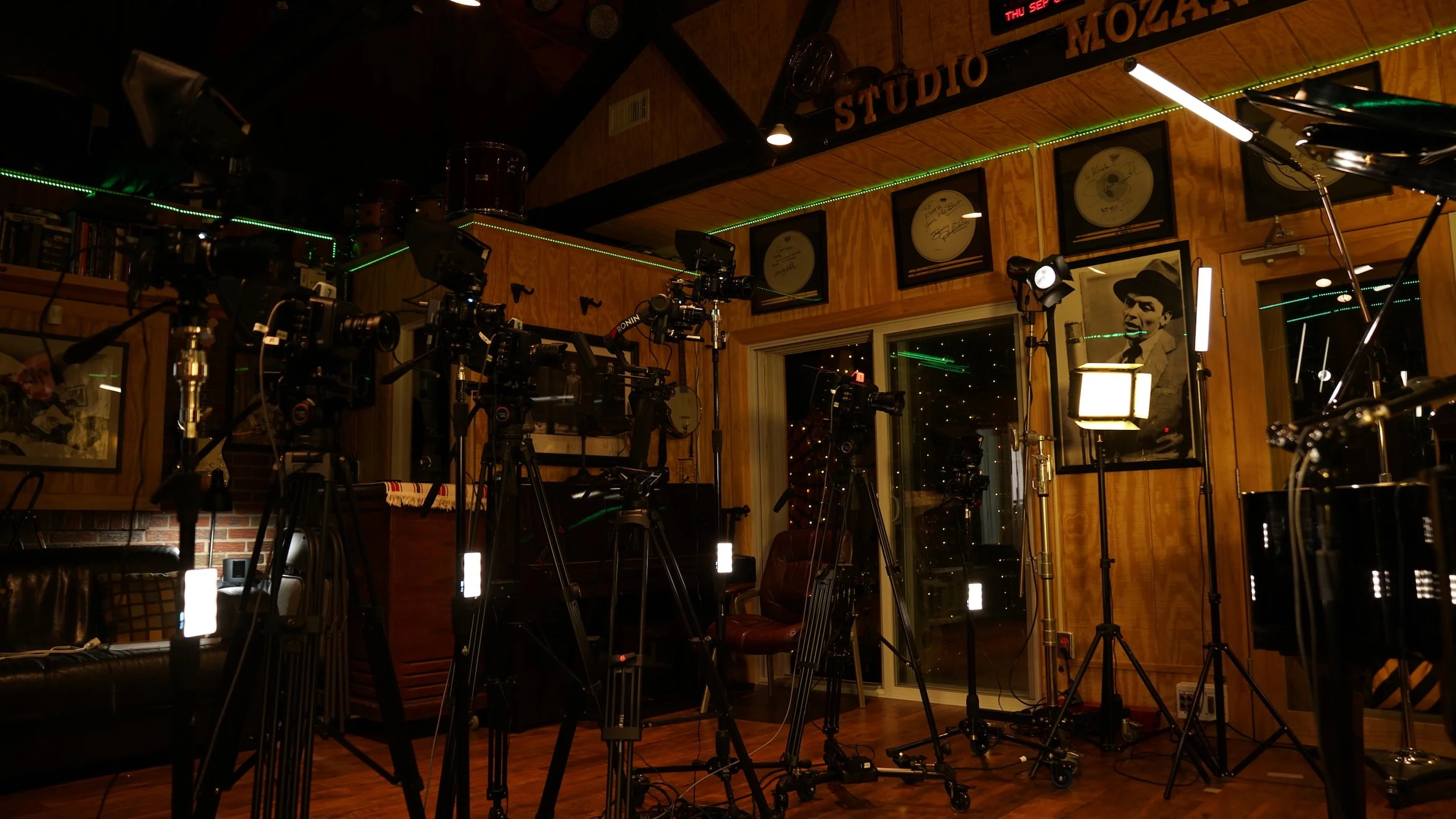 8 Black Magic Studio 4K Cameras
