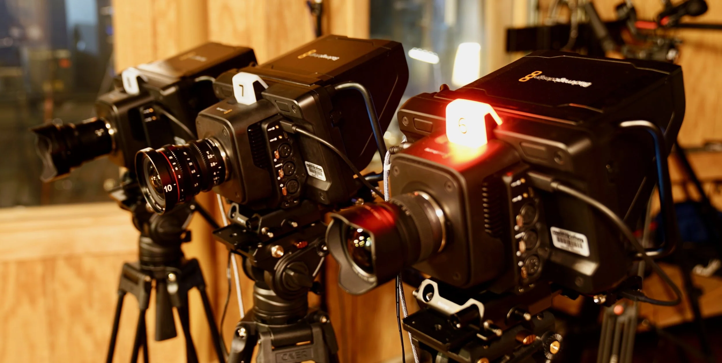 Black Magic Studio 4k Cameras