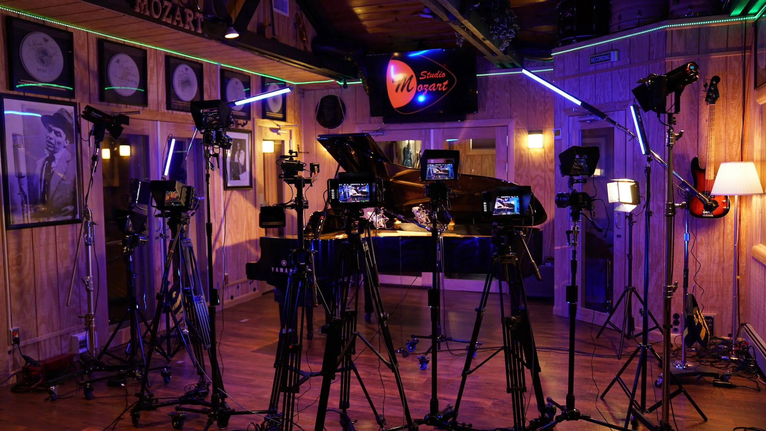 8 Black Magic Studio 4K Cameras