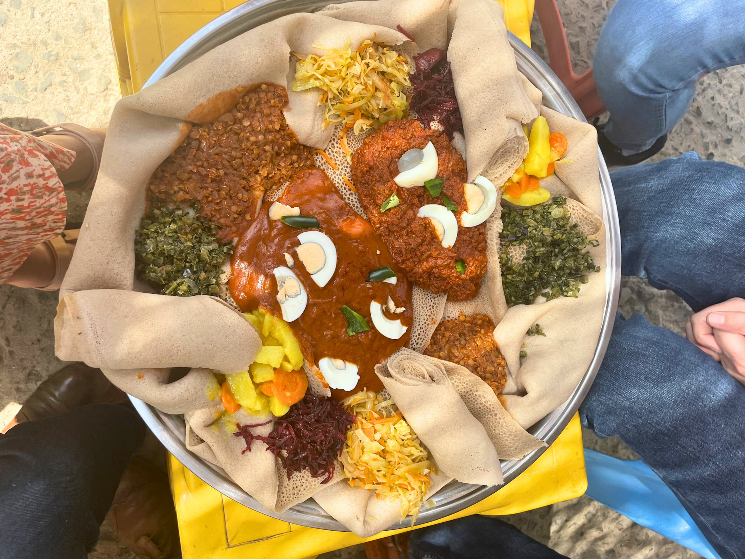 "Injera" - The stable food in Ethiopia