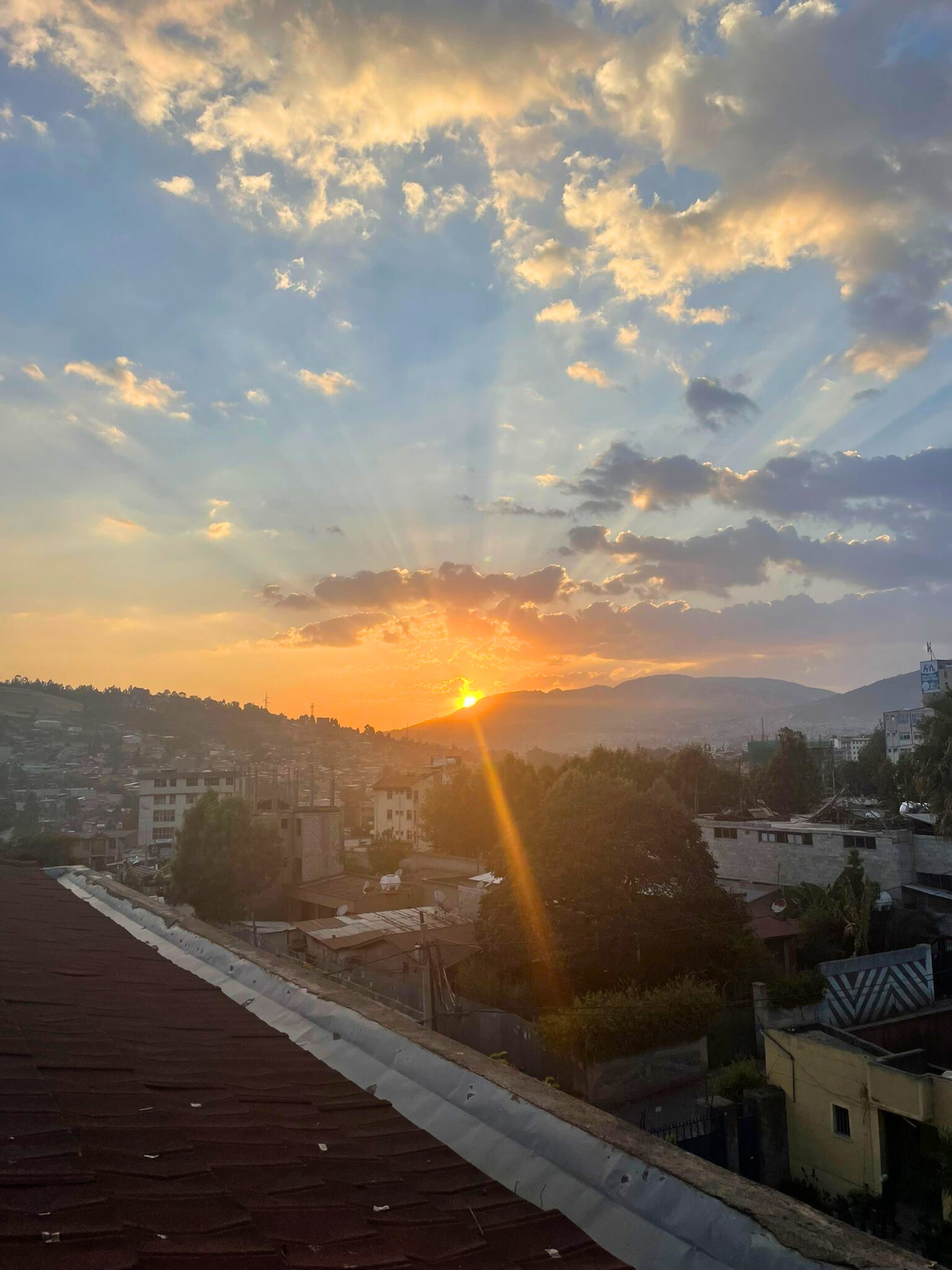 Sunset in Addis Ababa