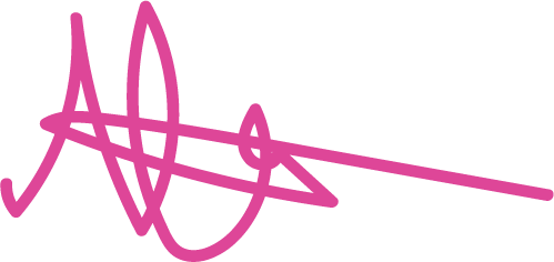 En rosa grafisk illustration