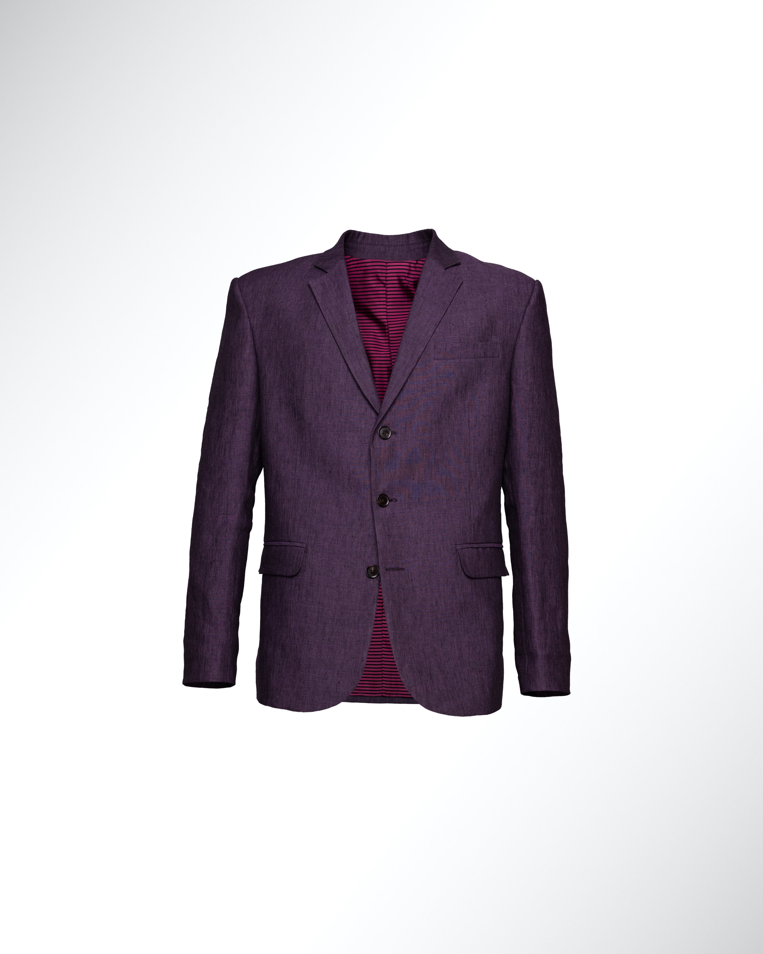 Purple Linen Suit Jacket