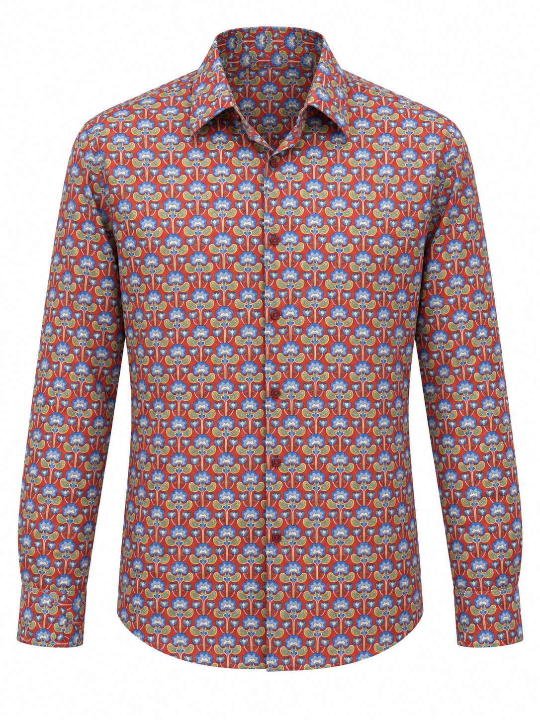 Vintage Blossom Cotton Shirt