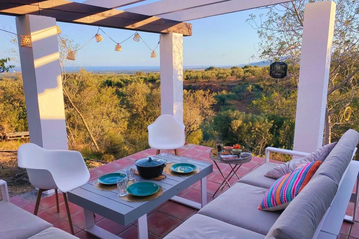 Terras met geweldig uitzicht