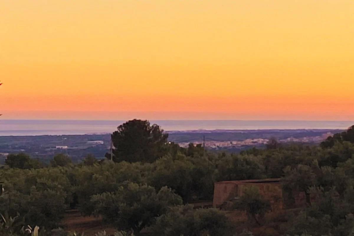 Uitzicht over de Middellandse zee